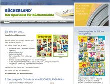 Tablet Screenshot of buecherland.com